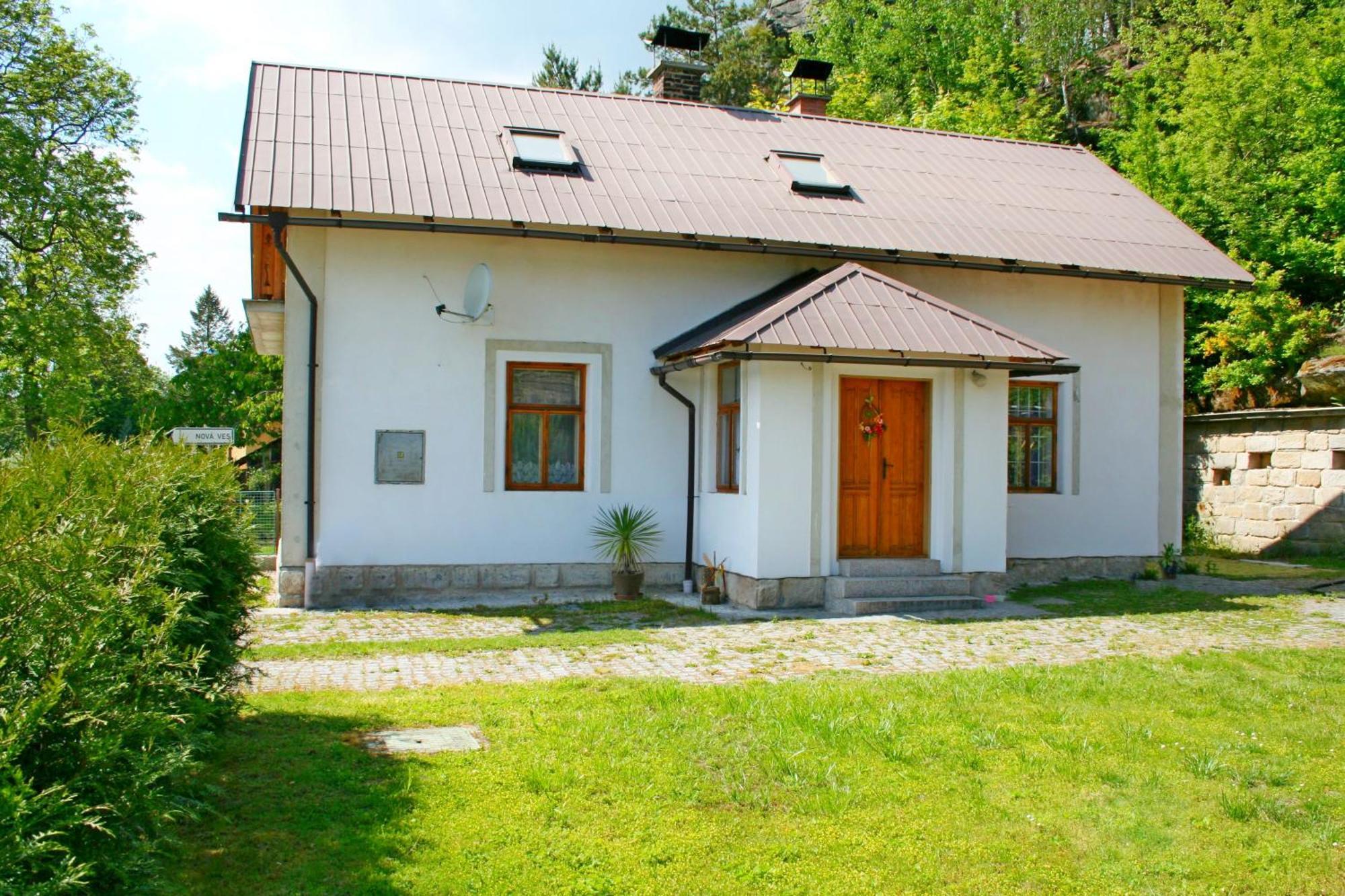 Chalupa Branžež Komárovský rybník Exteriér fotografie